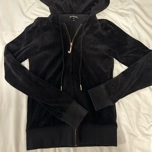 Juicy couture velour zip up top